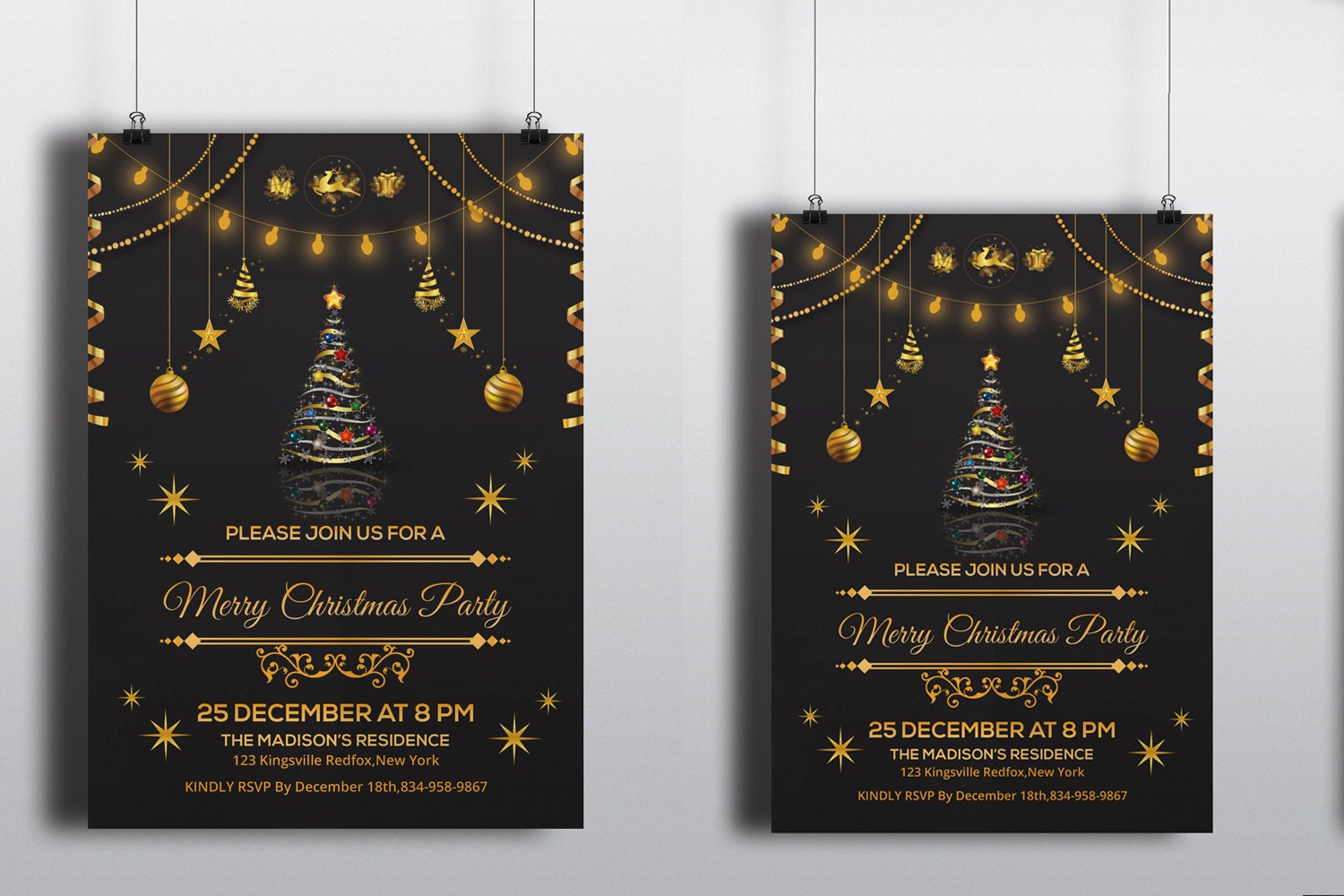 company holiday party invitation template